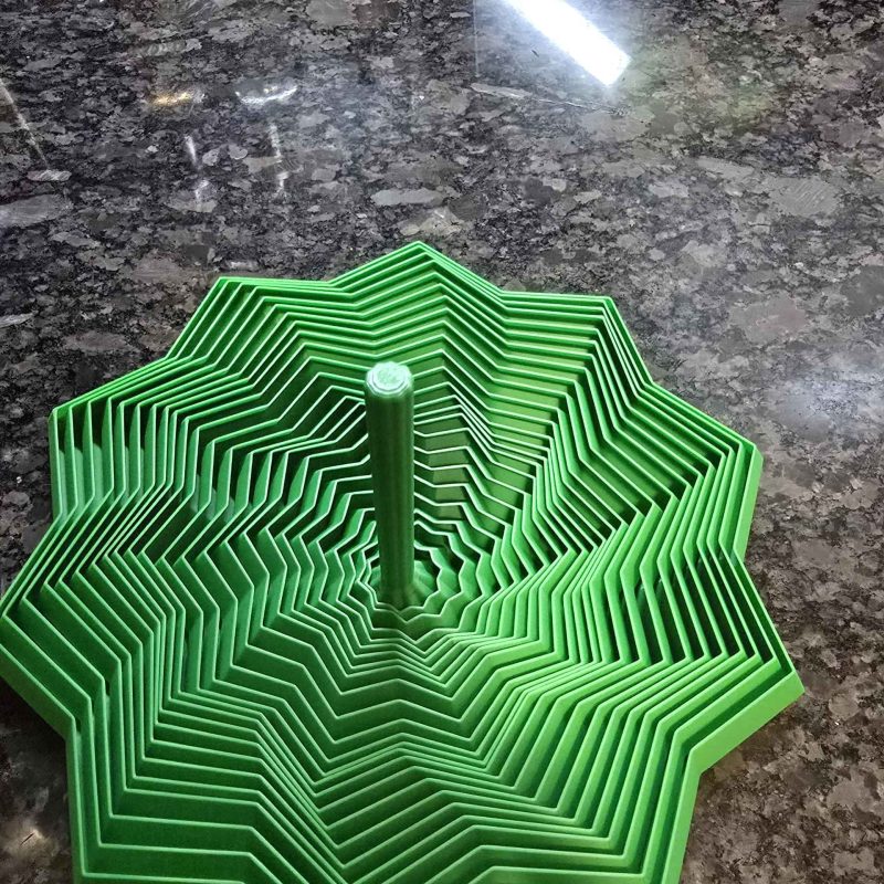 Étoile fidget articulée — 10 branches