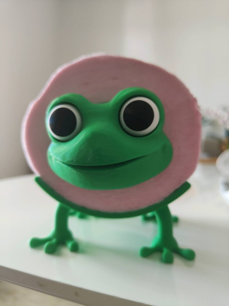 Dérouleur de papier toilette « grenouille » — s'adapte à tout
