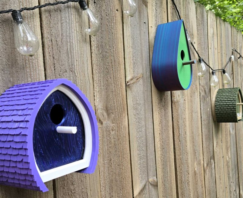Nichoir à oiseaux à bardeaux — imprimé en 3D