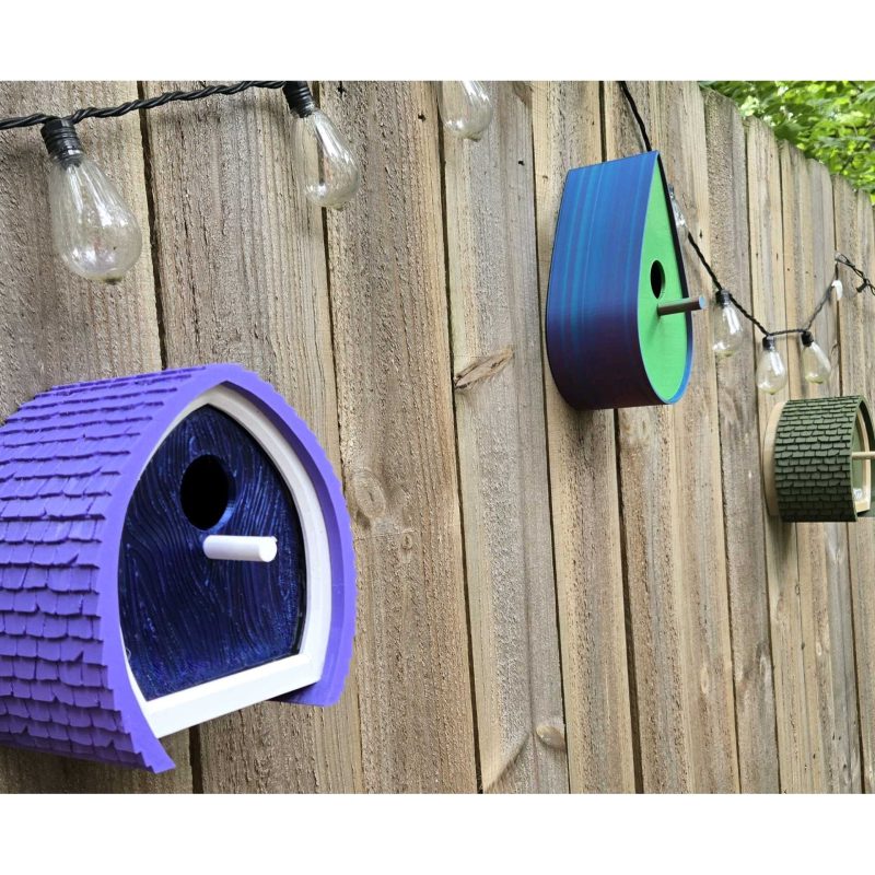 Nichoir à oiseaux à bardeaux — imprimé en 3D