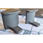 Support casque mural — imprimé en 3D