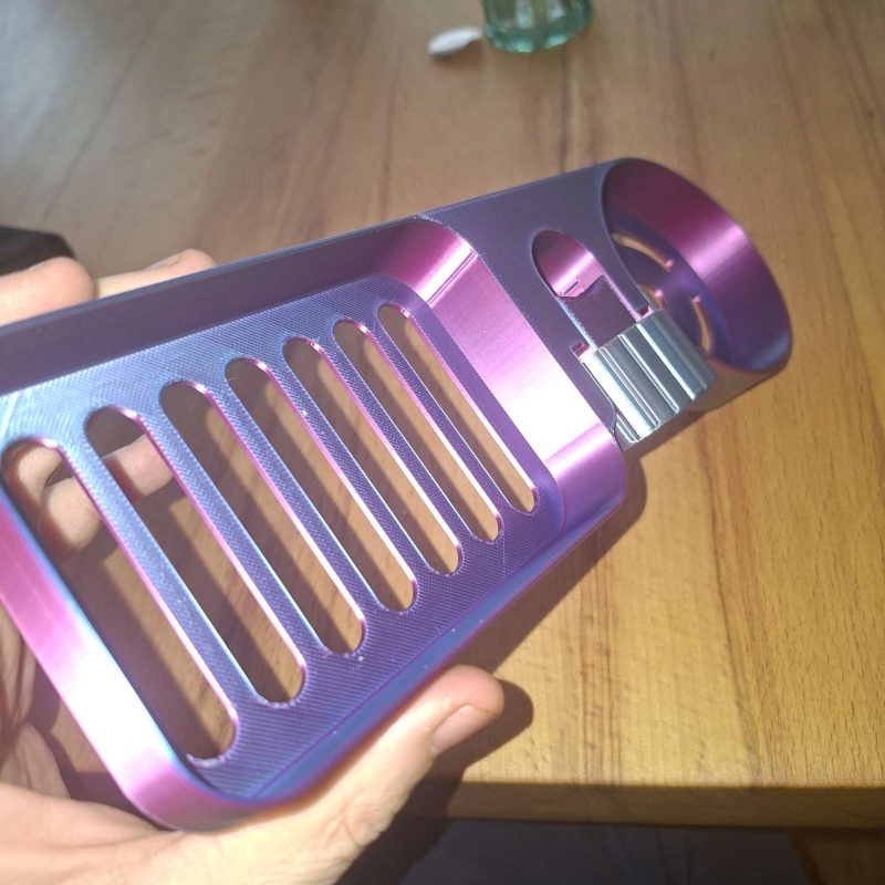 Panier de douche à clipser sur la barre — sans perçage