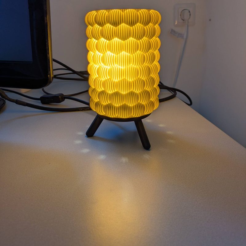 Petites lampes de table à chauffe-plat — lot de 2