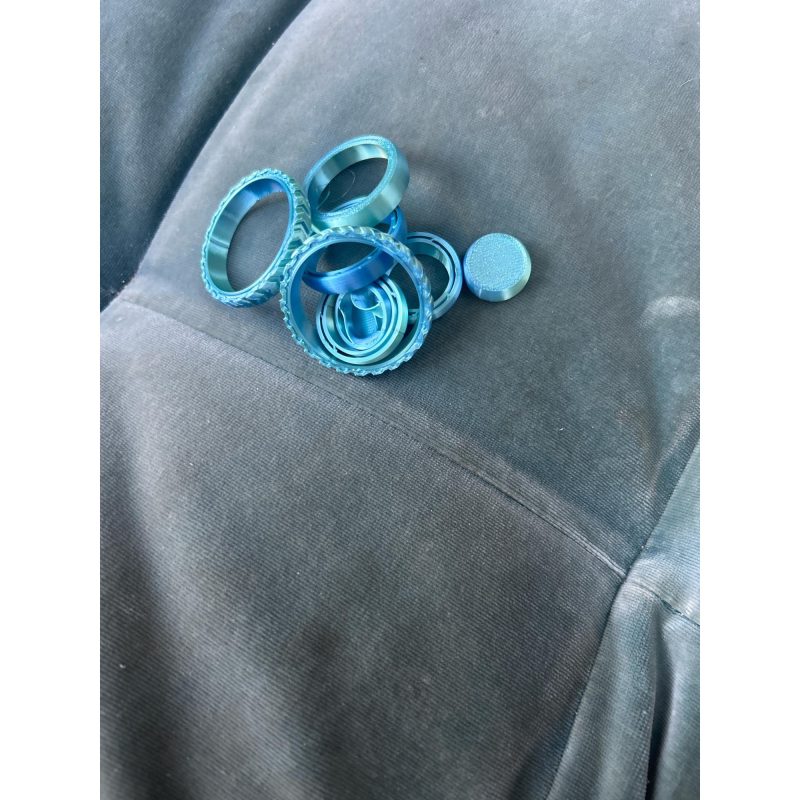 Gyroscope à 4 anneaux — lot de 2