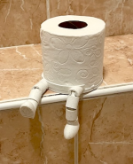 Porte-rouleau de secours « petit bonhomme » — articulé