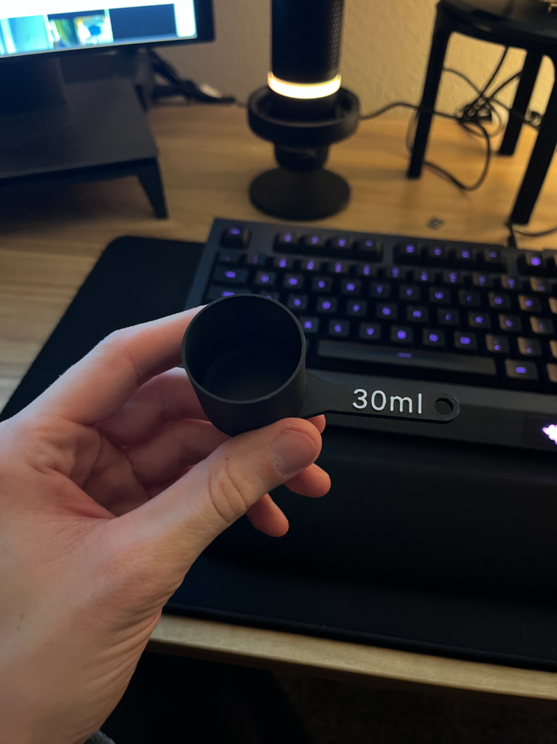 Set de cuillères doseuses — imprimé en 3D