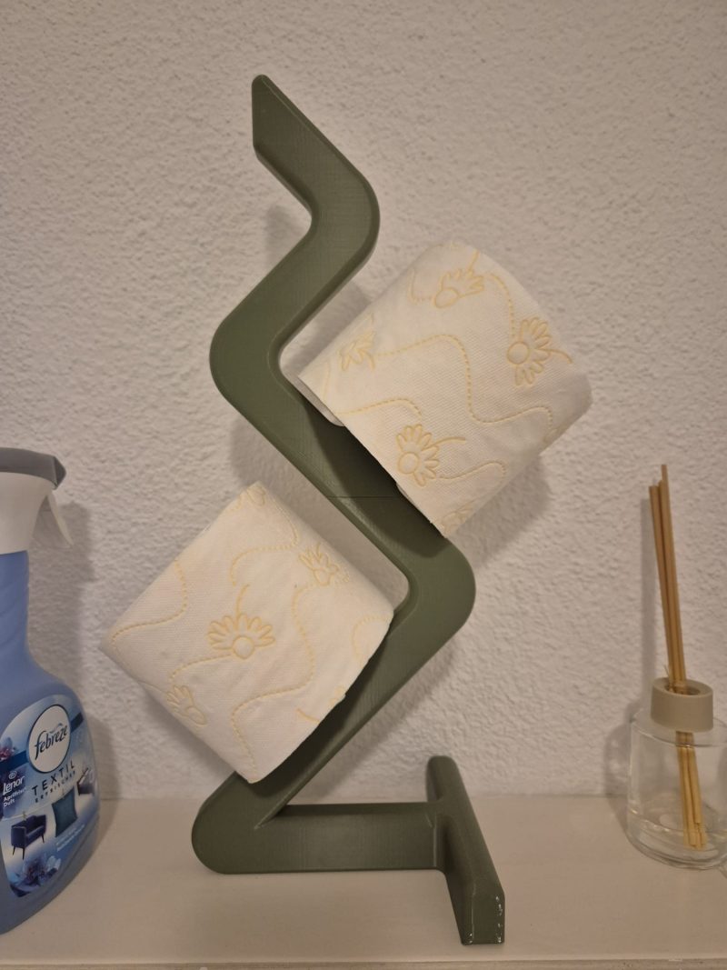Colonne à papier toilette design — 3 rouleaux