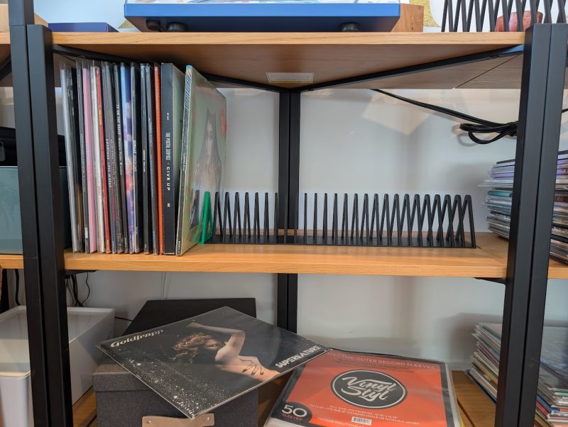 Présentoir à vinyles modulaire