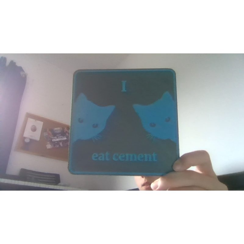 Plaque de toilettes « un chat va s'occuper de vous »