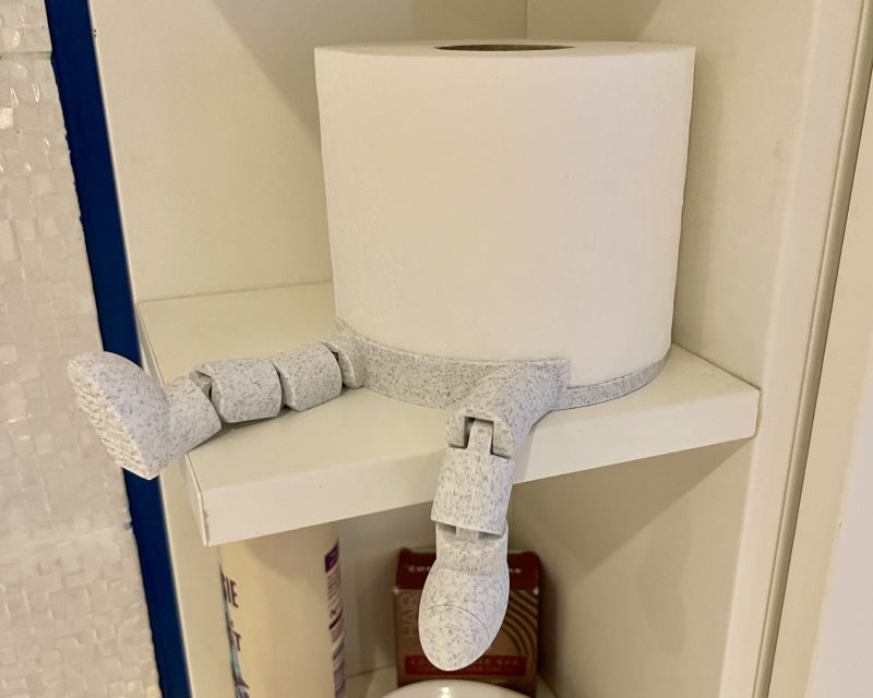 Porte-rouleau de secours « petit bonhomme » — articulé