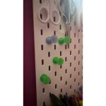 Crochets pour panneau perforé — lot de 6