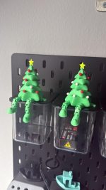 Sapins articulés à jambes — lot de 3
