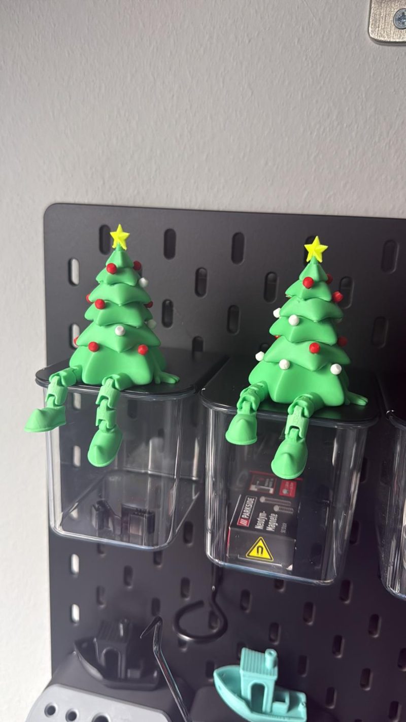 Sapins articulés à jambes — lot de 3