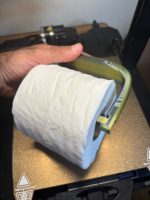 Dérouleur de papier toilette à recharge rapide — sans axe