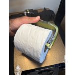 Dérouleur de papier toilette à recharge rapide — sans axe