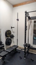 Support mural pour barre de musculation — lot de 2