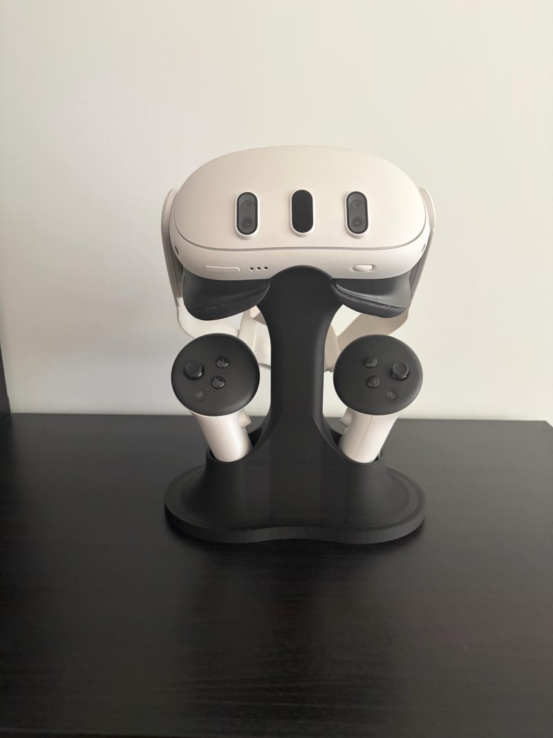 Support Meta Quest 3, 3S et Quest 2 – station de bureau imprimée en 3D