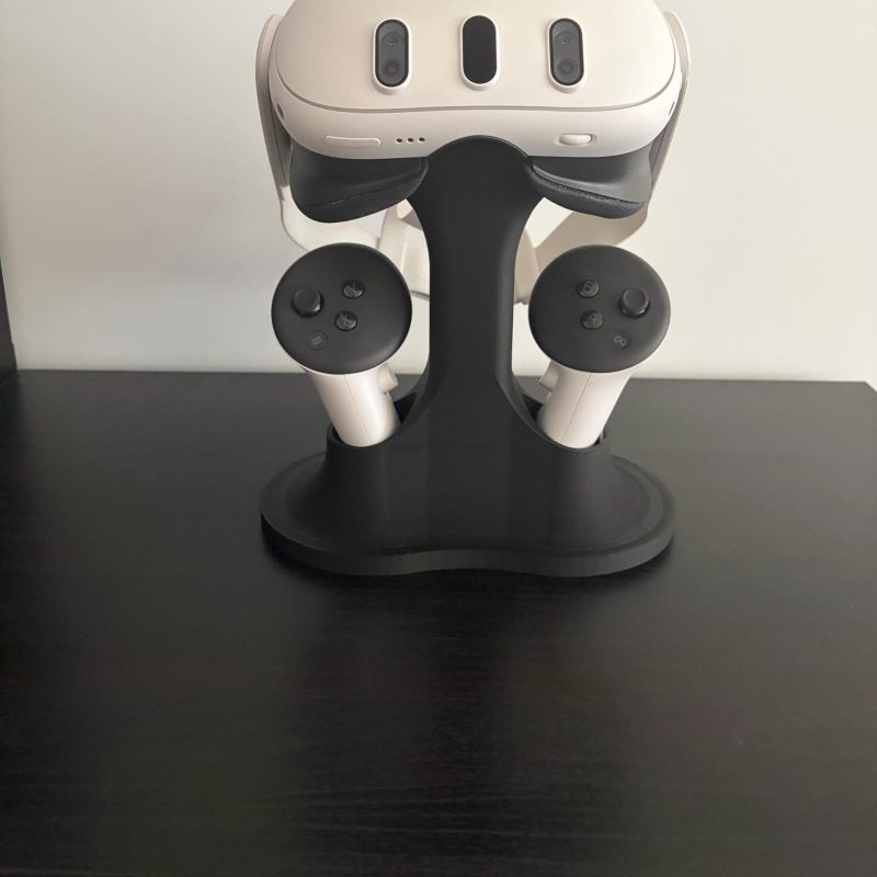 Support Meta Quest 3, 3S et Quest 2 – station de bureau imprimée en 3D