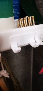 Porte-rasoir mural — lot de 2
