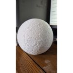 Lampe lune en relief — abat-jour pour ampoule LED