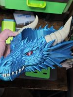 Vide-poche tête de dragon — entrée ou bureau