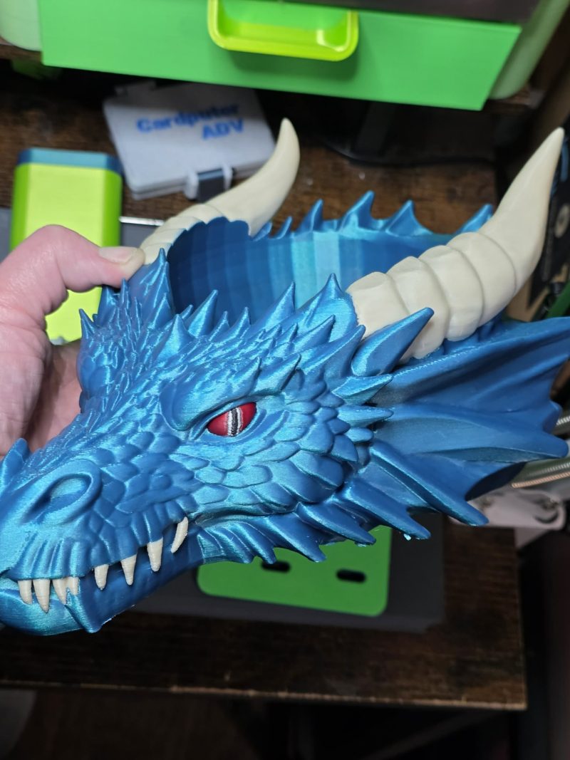 Vide-poche tête de dragon — entrée ou bureau