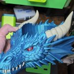 Vide-poche tête de dragon — entrée ou bureau