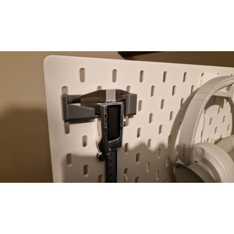 Support de pied à coulisse pour panneau perforé — lot de 2