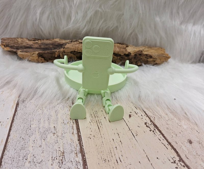 Porte-rouleau « robot » avec support téléphone — articulé