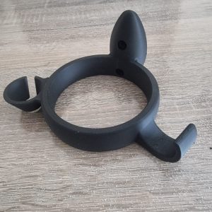 Support mural sèche-cheveux — imprimé en 3D