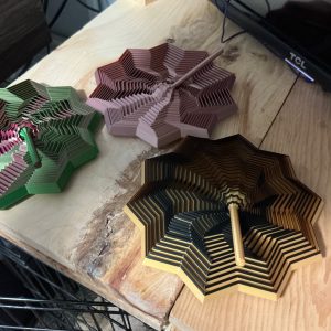 Étoile fidget articulée — 10 branches