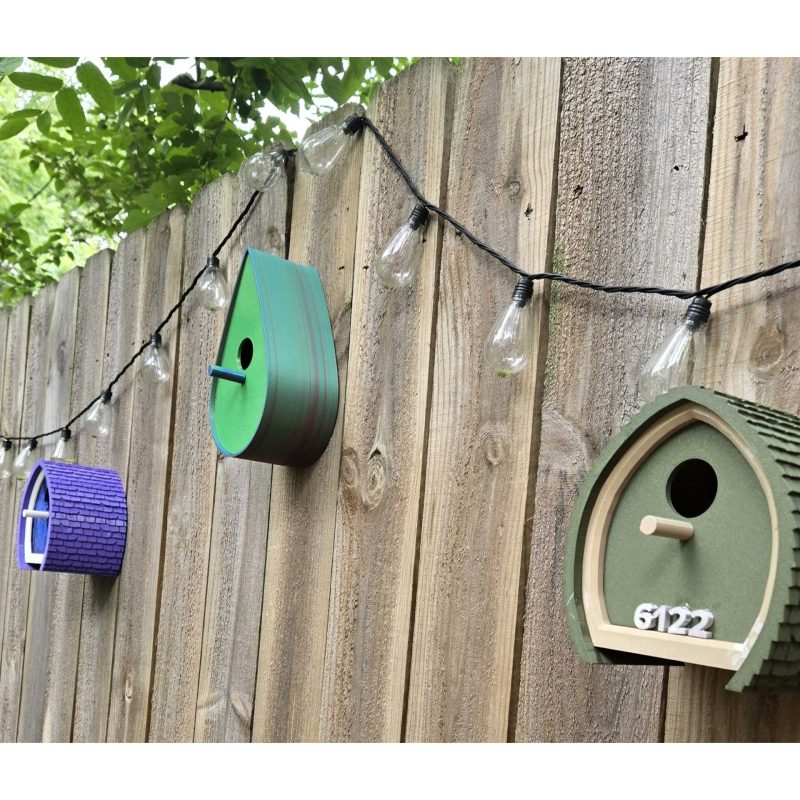 Nichoir à oiseaux à bardeaux — imprimé en 3D