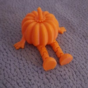 Citrouilles articulées d'Halloween — lot de 2