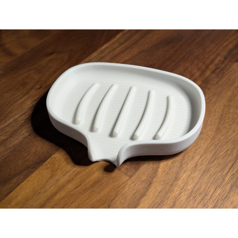 Porte-savon égouttant — imprimé en 3D