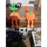 Citrouilles articulées d'Halloween — lot de 2