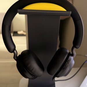 Support casque moderne — socle plein