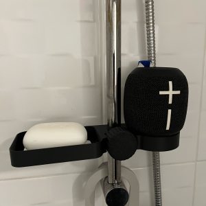 Panier de douche à clipser sur la barre — sans perçage