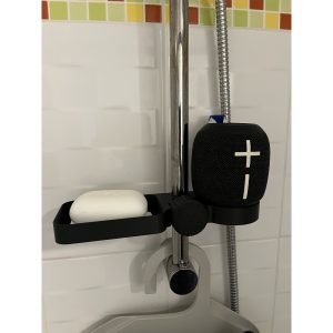 Panier de douche à clipser sur la barre — sans perçage