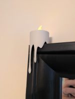 Fausses bougies à coulures — lot de 2, pour bougie LED