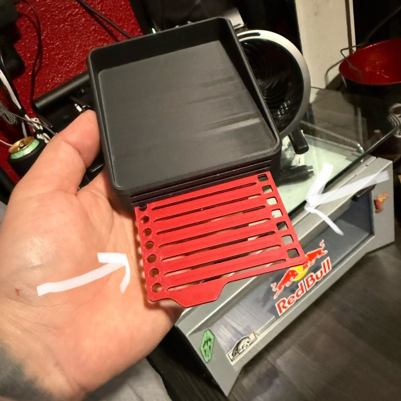 Porte-notes adhésives avec pochoirs
