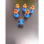 Crochets pour panneau perforé — lot de 6
