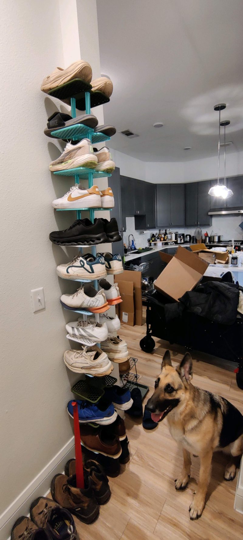 Range-chaussures empilable — lot de 2