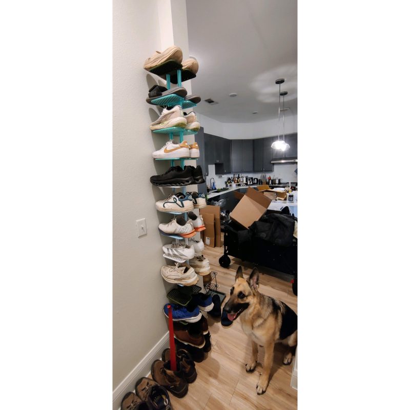 Range-chaussures empilable — lot de 2