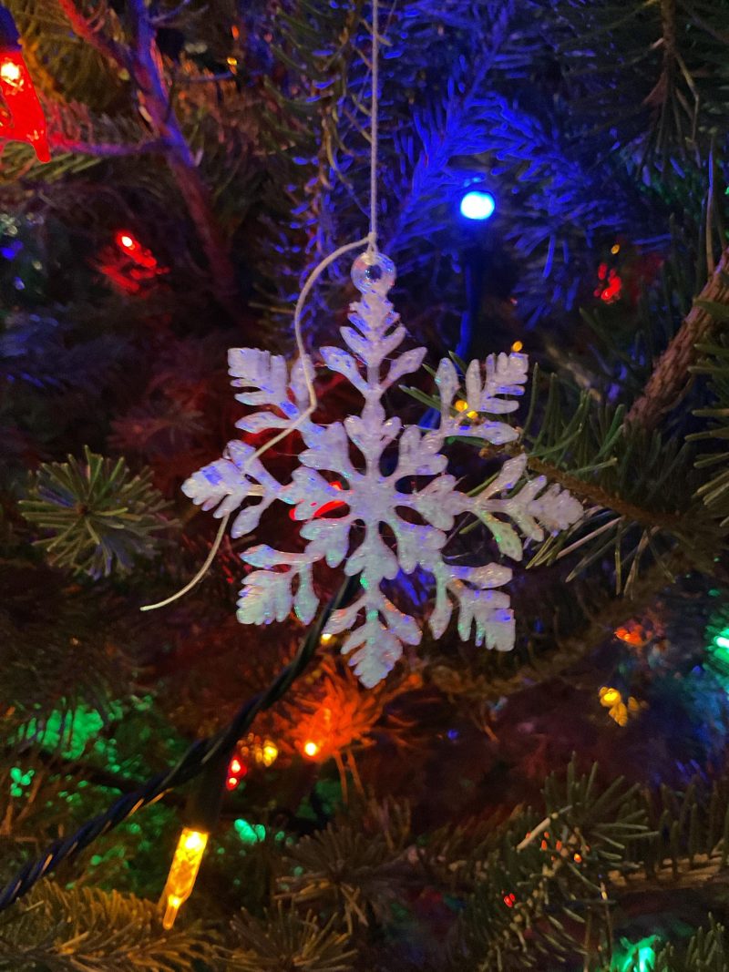 Flocons de neige à suspendre — lot de 8