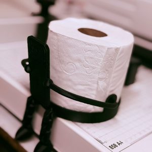 Porte-rouleau « robot » avec support téléphone — articulé