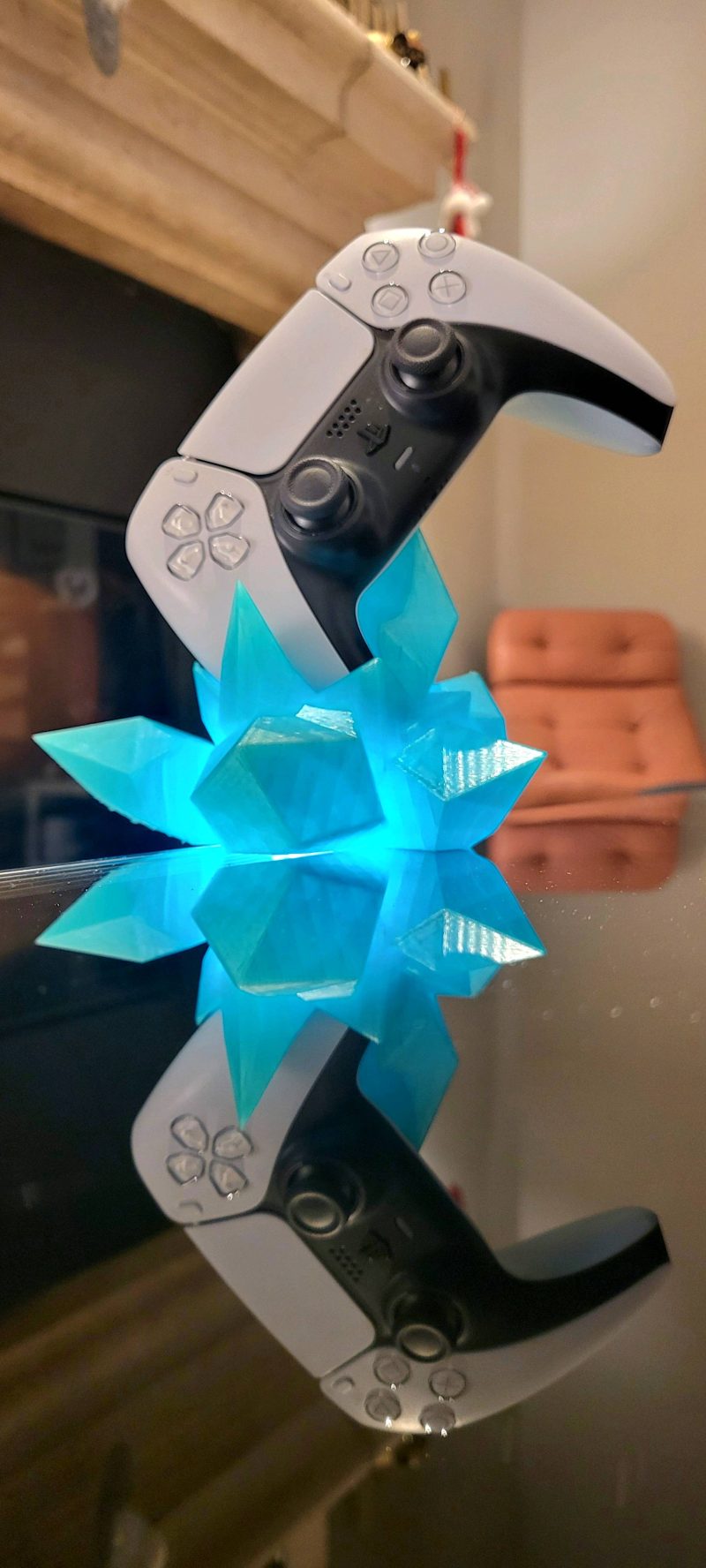 Support manette PS5 « cristal » — imprimé en 3D