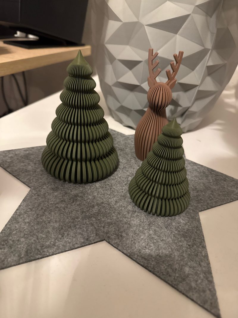 Sapins photophores — lot de 3
