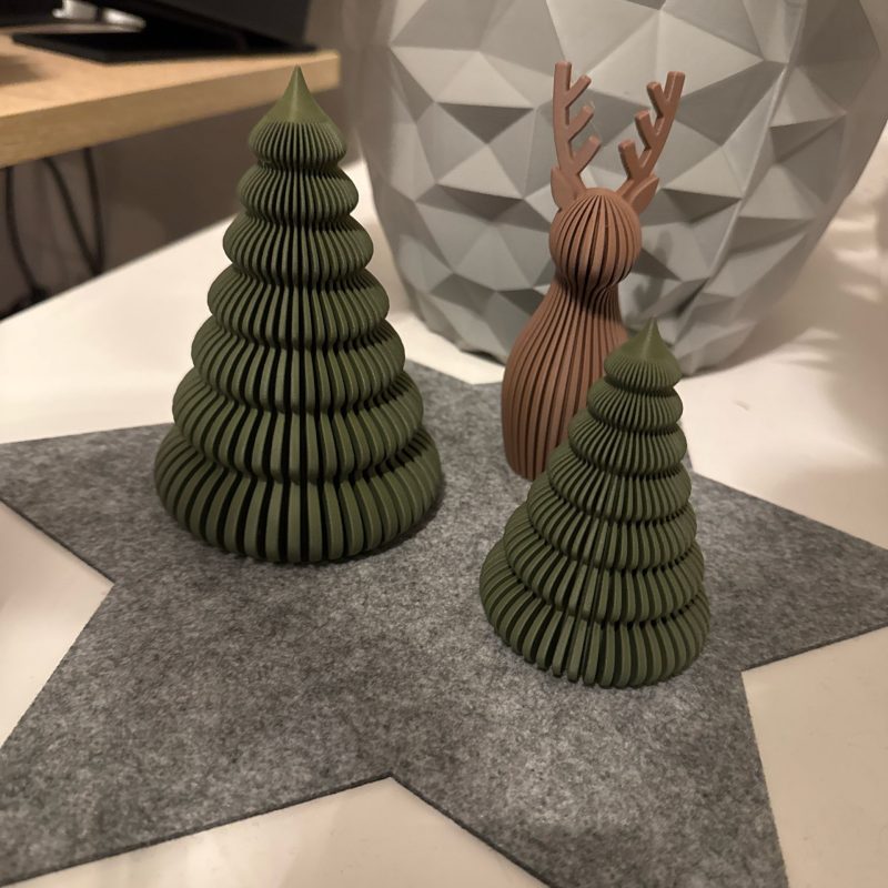 Sapins photophores — lot de 3