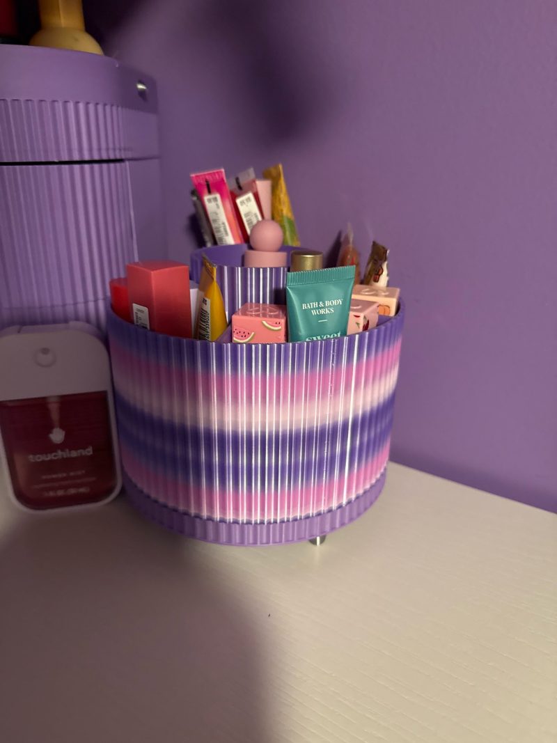 Organiseur de maquillage rotatif 360°