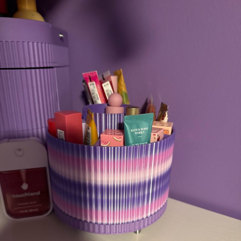 Organiseur de maquillage rotatif 360°